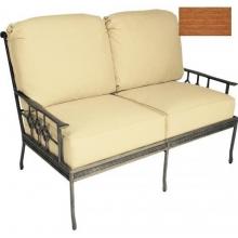 Windham Castings Provence Tailored Back Loveseat Cushion , Raffia Rustic LX