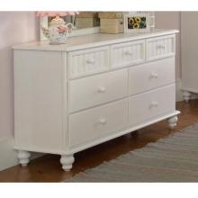 Hillsdale Westfield White Triple Dresser - 1354-716