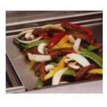 Griddle with food