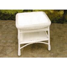 North Cape Manchester Resin Wicker End Table Glass Top ONLY
