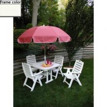 Poly-Wood Nautical Recycled Plastic Wood Dining Set