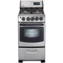 Danby Ranges 20 Inch Deluxe With Electronic Ignition Gas Range Stainless Steel - DR299BLSGLP