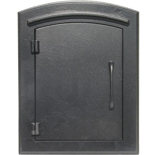 Manchester Black Locking Column Mailbox Insert (Plain)
