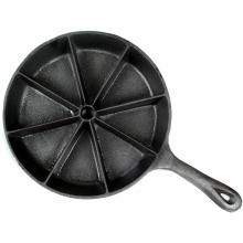 Cajun Cookware Skillets 9 Inch Seasoned Cast Iron Wedge Pan Skillet