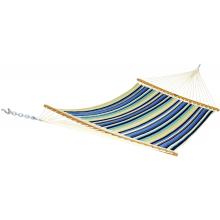 Pawleys Island QBE01 Large Quilted Fabric Hammock - Beaches Stripe