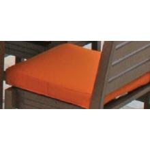 Eagle One Recycled Plastic Stackable Chair Cushion - Ginger Striped