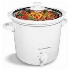 PROCTOR 4QT SLO COOKER ROUND WHITE REPL.33320