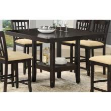 Hillsdale Tabacon Counter Height Gathering Table With Storage Rack Base - Cappuccino - 4155dtbg
