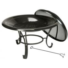 Kay Home Products Black Porcelain Fire Bowl Pit