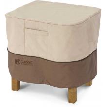 Classic Accessories Veranda Square Ottoman/Side Table Cover - Small