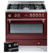 Fratelli Onofri Royal Chiantishire Dual Fuel Range, 120V - Black/Chrome
