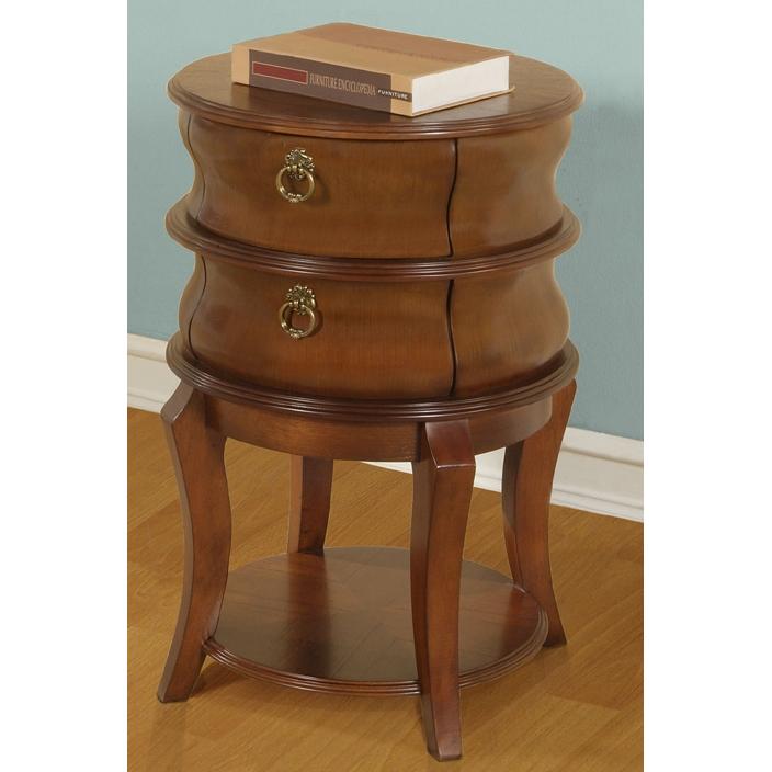 Powell Furniture - Antique Mahogany Round Accent Table - 670-350