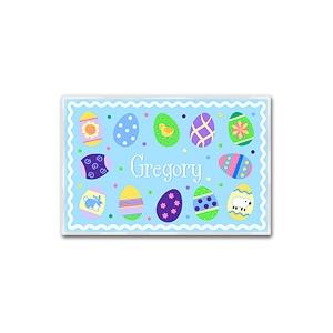 Olive Kids Personalized Laminate Placemat - Easter Boy