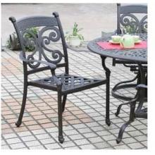 Alfresco Home Farfalla Cast Aluminum Outdoor Dining Arm Chair - (Set Of 2)
