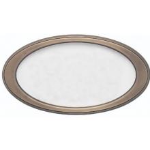 HouseMark Series Small Oval Address Plaque - White W/ Antique Bronze