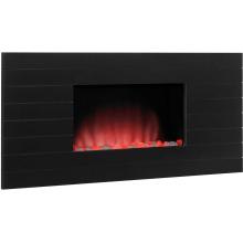 ClassicFlame 35HF500ARA-05 Serenity Wall Mount Electric Fire Display With Heater - Wood With Shadow Lines