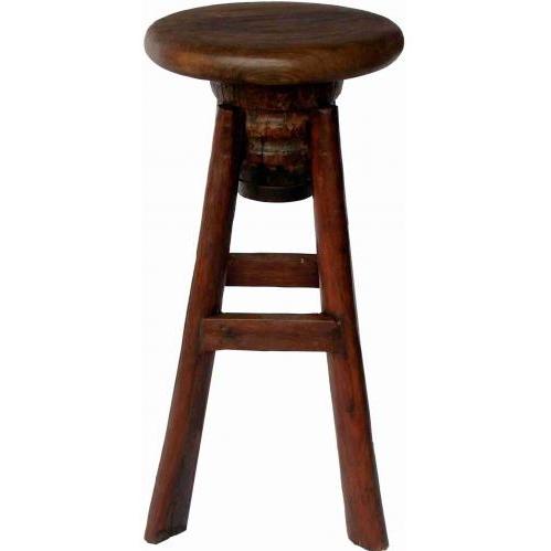 Cattle Barons Teak Wood Bar Chair