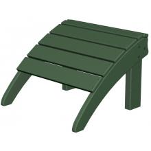 Poly-Wood Recycled Plastic Wood Seashell Adirondack Ottoman