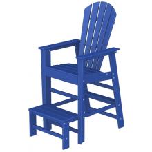 Poly-Wood Recycled Plastic Wood South Beach Adirondack Lifeguard Lounge Chair