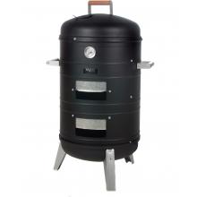 Meco Smokers - 5031 Charcoal Combo Water Smoker Grill - Black