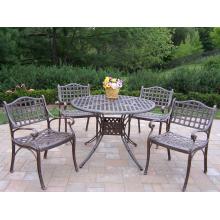 Oakland Living Elite Aluminum Dining Set
