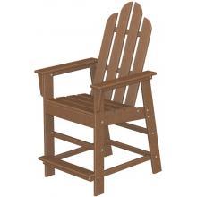 Poly-Wood Recycled Plastic Wood Long Island Adirondack Counter Bar Stool