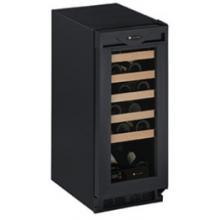 U-Line 1115WCB-00 24 Bottle Built-In Wine Captain - Glass Door / Black Trim