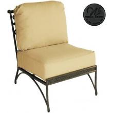 Windham Castings Provence Casual Back Middle Chair Frame Only, Black