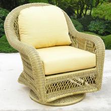 North Cape Montego Wicker Swivel Glider Club Chair - Sea Grass