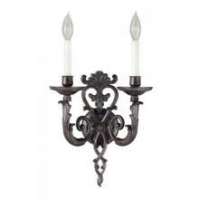 World Imports Wall Sconce Two Light In Oxide Bronze Finish - 2 Bulbs - 998-58