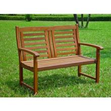 International Caravan Acacia Wood Trinidad Bench - Stain - VF-4306