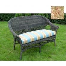 North Cape Tufted Love Seat Cushion ONLY (1)- Sausalito Adobe