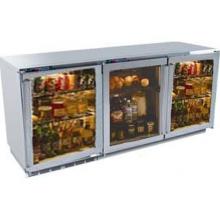 Perlick Refrigerators Freestanding Triple Refrigerator With Stainless Glass Door