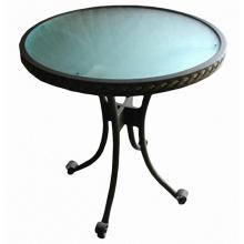 Outdoor GreatRoom Company Patio Bistro Glass Top Table
