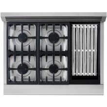 DCS 364GL United Cooktop Layout