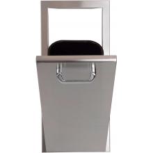 BBQ Guys 600 Series Tilt-Out Trash Bin Front Open View with Trashcan  