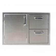 BBQ Guys 260 Series 30 Inch Single Door & Double Drawer Combo