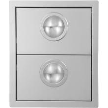 Portofino Series Double Access Drawer Front View