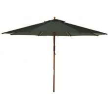 Bond Manufacturing Wooden Market Umbrella 9 Foot - Green