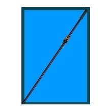 Cold Steel Blowgun, 4 Foot .625 Blowgun