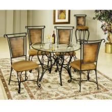 Hillsdale Milan 5-piece Dining Set - Copper/black - 4527ctbcg44