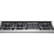 DCS Gas Range 48 Inch Burner View from top