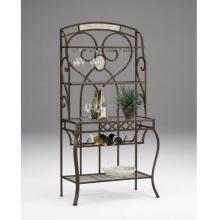 Hillsdale Brookside Fossil Stone Bakers Rack - Brown - 4815-850