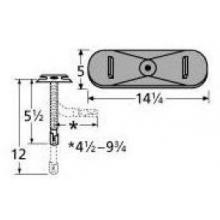Cast Iron Oval Single, Centered Burner 21301-72401