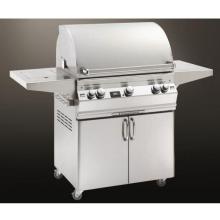 Fire Magic Gas Grills Aurora A540 Propane Gas Grill W/ One Infrared Burner, Single Side Burner And Rotisserie On Cart