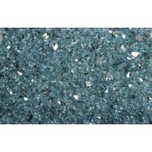 American Fireglass 1/4 Inch Azuria Reflective Fire Glass - 1 Lb
