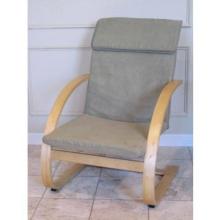 International Caravan Bentwood Rocking Chair With MicroFiber Cushion Sage - QRB100-SG