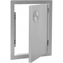BBQ Guys Portofino Series 14 Inch Right-Hinged Single Access Door - Open View 