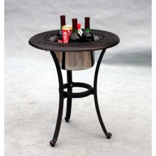 Darlee Elisabeth Aluminum Tea Table