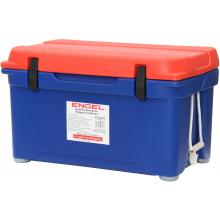 Engel Roto-Molded Plastic Rugged Cooler / Ice Chest - 65 Quarts - Blue And Orange